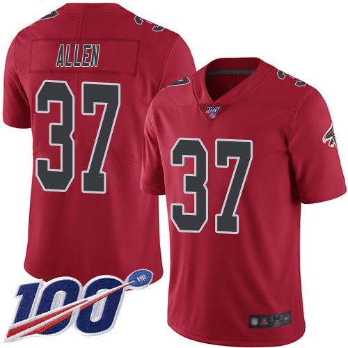 Atlanta Falcons Limited Red Men Ricardo Allen Jersey NFL Football 37 100th Season Rush Vapor Untouchable
